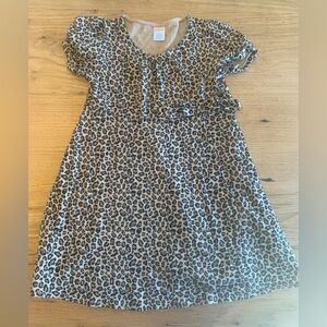 Gymboree Animal Print Short Puff Faux Wrap‎ Tan Black Girls 7 Preloved